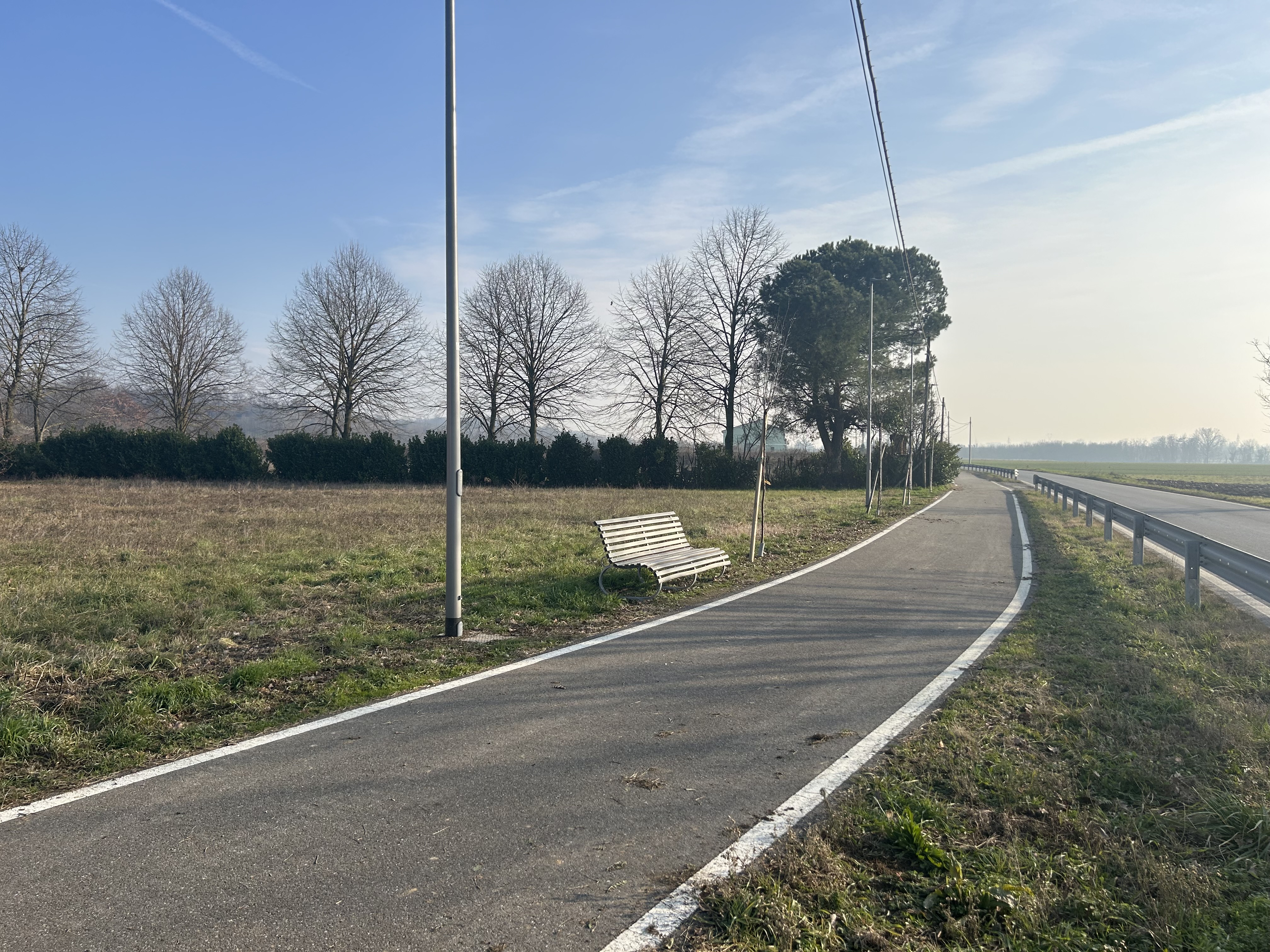 Ciclopedonale loc. Terme - Miradolo