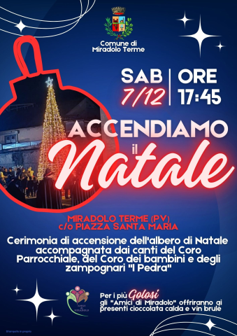 Accendiamo il Natale - 7 dicembre 2024 ore 17:45